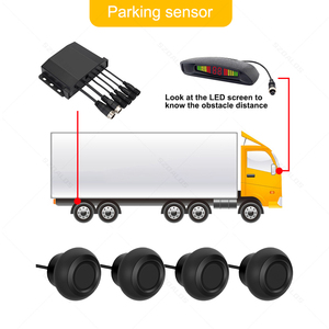 Sistema de sensor de estacionamiento universal con 4 sensores de radar de marcha atrás y pantalla LED para camión - Product Image 5