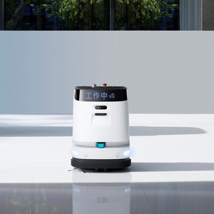 Ecovacs thương mại thông minh điện chân không <span class=keywords><strong>Robot</strong></span> hút cao điện 20KPa Lớn 10L Thùng rác cho văn phòng phức tạp sàn quét - Product Image 1