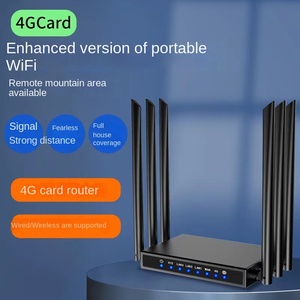 เราเตอร์ไร้สาย4G สำหรับบ้านรีเลย์ CAT4การ์ดฟรีบรอดแบนด์ Wi ฟังก์ชั่น VoIP จากโรงงานโดยตรงอัตราการส่งข้อมูลแลนสูงสุด1000Mbps