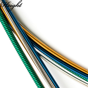 RX15-<strong>C</strong> Electric Guitar <strong>Strings</strong> Colorful Silver-Plated Winding Multifil Nylon Core Anti-Rust Musical Instrument Accessories - Product Image 1