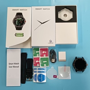 Cr128 Ngoài Trời 1000MAh Pin Lớn Smartwatch Người Đàn Ông 1.46 ''HD Màn Hình La Bàn IP68 Sức Khỏe Không Thấm Nước Theo Dõi Thể Thao Thông Minh Đồng Hồ - Product Image 3