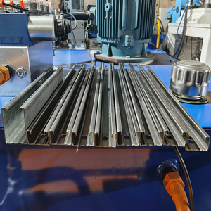 Çerçeve CAD haddeleme şekillendirme makinesi prefabrik Villa ev C89 hafif çelik C Z U çelik kapı Pur şerit şekillendirme makinesi - Product Image 5