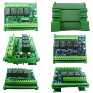 R4DVI04 4ch 0-10V / 0-5V tensione ingresso analogico 4AI-4DI-4DO analogico digitale misto IO modulo Modbus RTU RS485 scheda relè DC 12V 24V