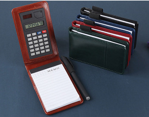 Bloc de notas de bolsillo para cuaderno, funda para Bloc de notas de negocios, pequeño Flip Jotter, Mini calculadora, funda para cuaderno con papel de nota - Product Image 1