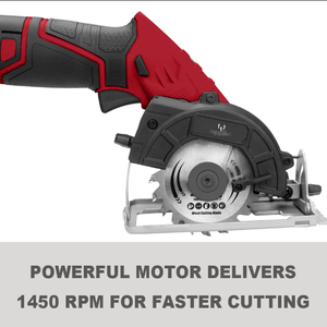 Li-ion Battery Operated Power Tool Hand-held 85mm Mini Electric Cordless Circular <strong>Saw</strong> with LED Factory <strong>Best</strong> Price 12V <strong>DIY</strong> Null - Product Image 6
