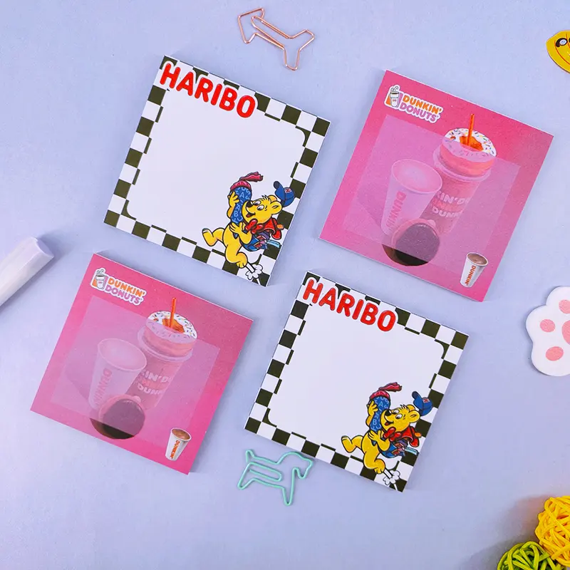 Großhandel Custom Printing Promotion Cute Memo Notizblock Kawaii Book Set für Tages planer