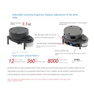 A1 LIDAR rplidar S2หุ่นยนต์เซ็นเซอร์ตรวจจับความถี่สูง ToF - Product Image 3