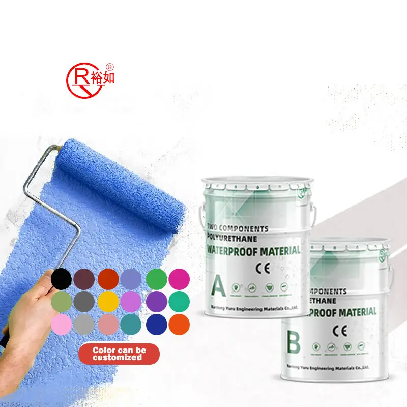 Yu Ru-Recubrimiento de poliuretano líquido de goma profesional, resistente al agua, venta al por mayor