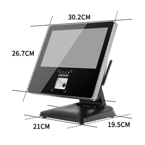 Caja registradora con pantalla táctil, escáner de código de barras, código QR, comprobador de precios, 11,6 pulgadas, Windows 10 Pro, Android 11 - Product Image 6