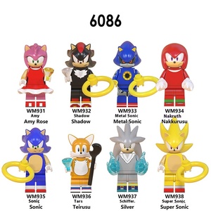 6086 çocuk 1:8 ölçekli Model oyuncaklar monte yapı taşları EVA plastik karışık toplu Set - Product Image 6