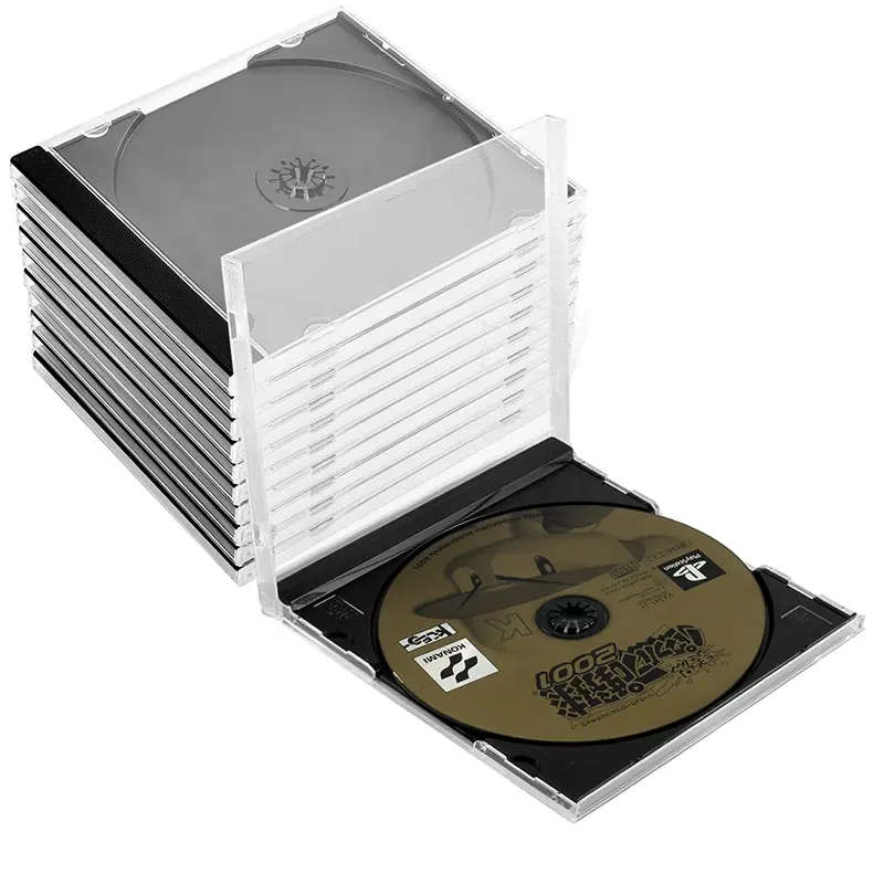 Vervangende Dvd Cd Juweel Discs Record Cartridge Album Opslag Beschermende Vitrine Cover Box Voor Muziek-Cd Of Game Cartridge