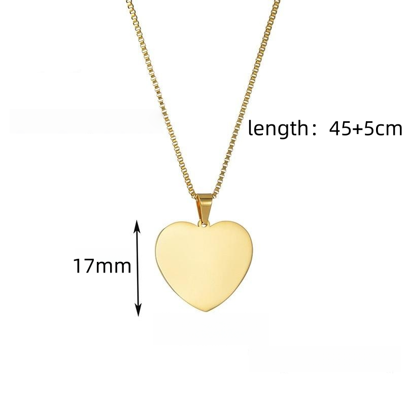gold-17mm heart