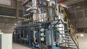 Good Quality Continuous Used Black Engine Oil <strong>Recycling</strong> to Base Oil Distillation Machine
