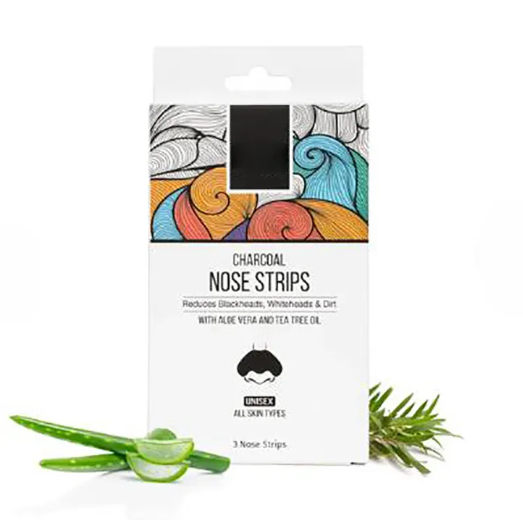 Bamboo Charcoal Deep Cleansing Nose Strips Blackhead Removal Peel Off Mask Plants Pore Nose Patch Strips For Blackhead