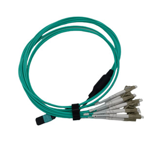 OEM MM OM3 OM4 MPO a LC SC ST FC 8 12 Core 0,9mm 2,0mm LSZH Jumper para red 4G 1M 5m 10m MPO/MPT Cable de conexión de fibra óptica - Product Image 6