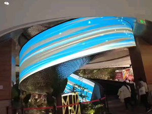 Módulos LED P1.86, tamaño personalizado, pantalla Led Flexible Vertical suave, pantalla de pared de vídeo Led Flexible para publicidad interior - Product Image 2
