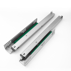 ROEASY, 3 cajones de cesta de amortiguador plegable, canal de empuje para abrir, rieles telescópicos ocultos de cierre suave, tobogán de cajón oculto bajo montaje - Product Image 4