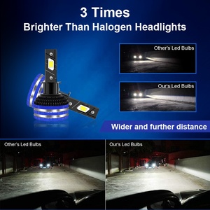 ไฟหน้า <span class=keywords><strong>LED</strong></span> H3 <span class=keywords><strong>LED</strong></span> แรงดันไฟฟ้า9-16V อัตโนมัติ H3,หลอดไฟถอดรหัสแบบปรับได้กันน้ำกำลังสูงหลอดไฟ <span class=keywords><strong>LED</strong></span> แบบไม่มีพัดลม - Product Image 4