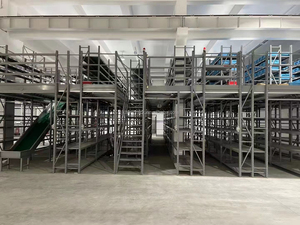 CE/ISO Großformat iges Paletten reifen regal Mehr schicht iges Mezzanine-Dachboden regals ystem - Product Image 3