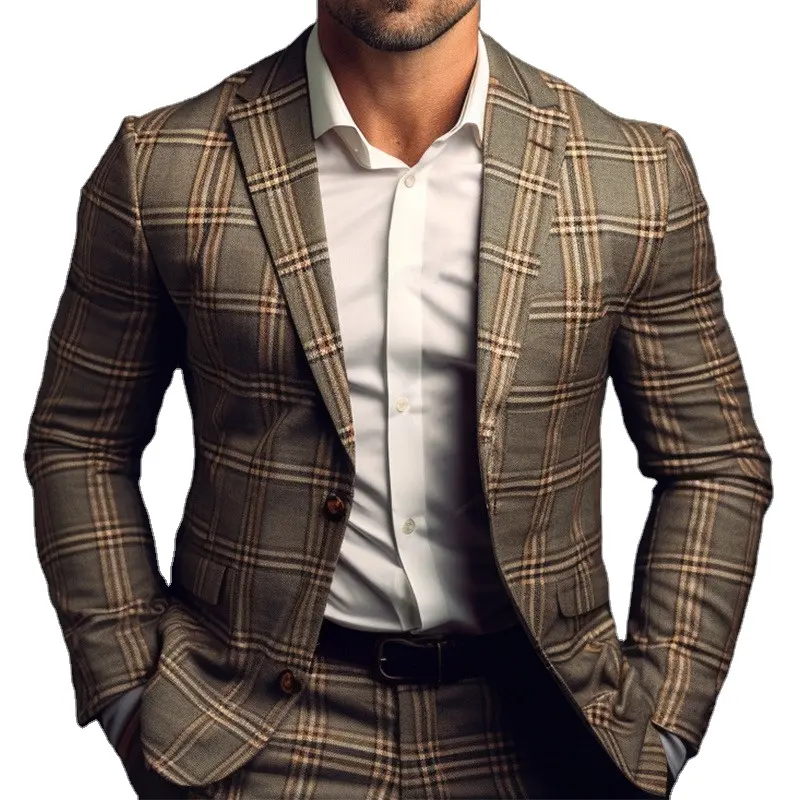 2024 Venda imperdível blazer personalizado para homens, roupa de noite slim fit, blazer para homens