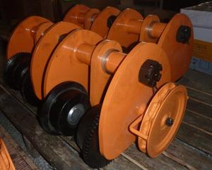 Yüksek kaliteli özelleştirilebilir 0.5t-30ton manuel kiriş arabası dört tekerlekli örgü yapısı ile el arabaları ve Trol için OEM dişli arabası - Product Image 5