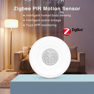 UEMON智能家居无线红外探测器ZigBee PIR运动传感器，带语音控制和无线防盗报警安全系统 - Product Image 4