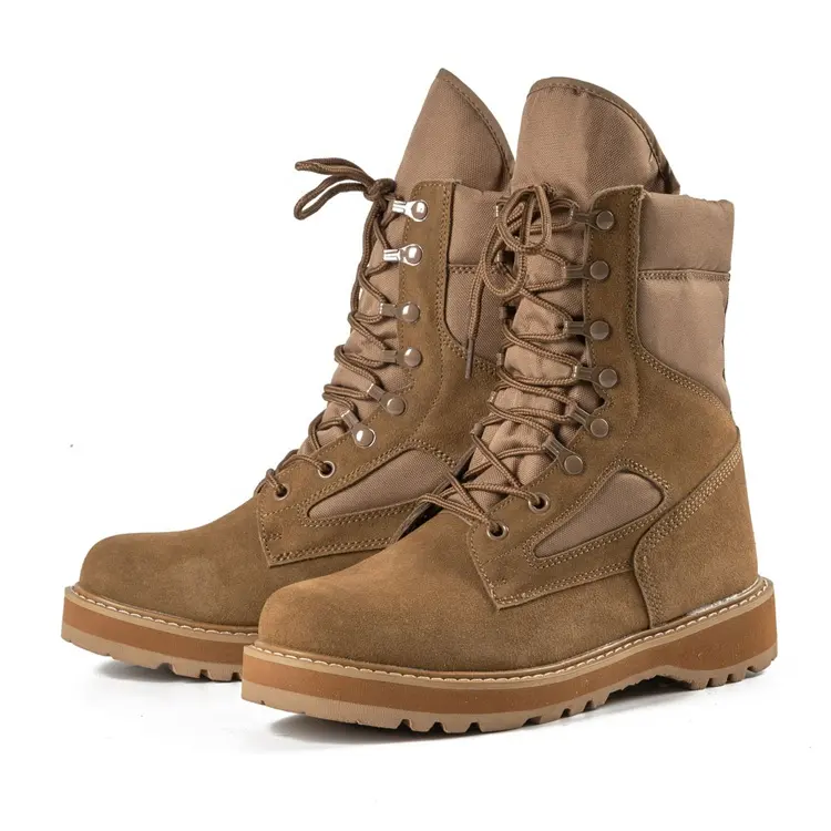 Zapatos de entrenamiento de camuflaje verde para hombre, botas tácticas de combate personalizadas de estilo americano para exteriores