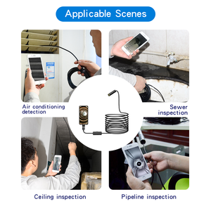 5MP Auto Focus 3 in 1 USB Type-C Mirco USB Inspection <strong>Camera</strong> 12mm 1944P 10m Hard Cable Snake <strong>Camera</strong> for Smart Phone - Product Image 5