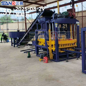 Китайская новая машина для производства цельных цементных блоков, Автоматическая производственная линия, Qt4-15 машина для производства Цементных пустотелых кирпичных блоков - Product Image 2