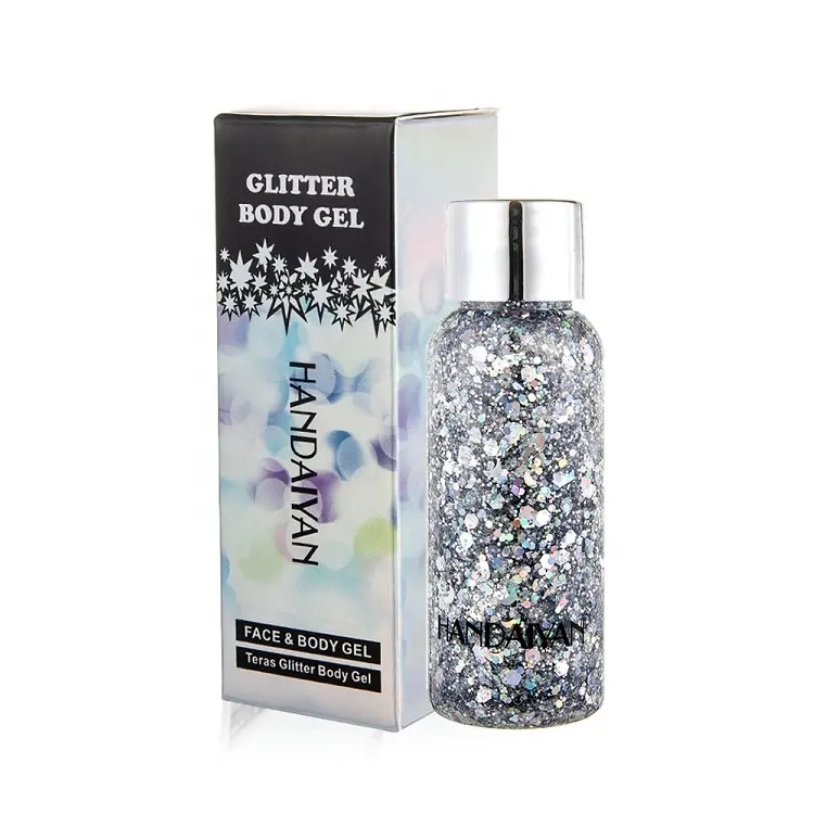 Brilhoso glitter líquido neno corpo para os olhos