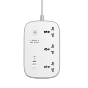 批发LDNIO SCW3451英国美国欧盟插头通用电源板usb-c无线智能应用控制图雅电源板扩展插座