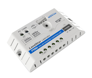Controlador de carga solar EPEVER LS1012E de alta eficiencia 12V 10A PWM certificado CE Rohs de alta calidad para sistemas de energía solar MPPT - Product Image 3