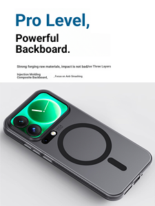 Kaou Ốp lưng điện thoại TPU từ tính siêu mỏng mờ kinh doanh có sạc không dây Xiaomi17 Pro Max/15 bảo hiểm siêu đầy đủ chống sốc - Product Image 6