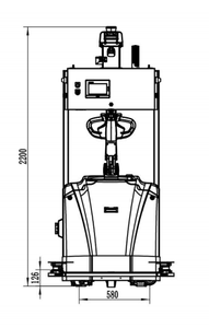 Logistics Agv <strong>Robot</strong> Forklift Autonomous Chassis 2T <strong>Load</strong> Capacity Mobile <strong>Pallet</strong> AGV <strong>Robot</strong> for E-commerce Warehouse - Product Image 4