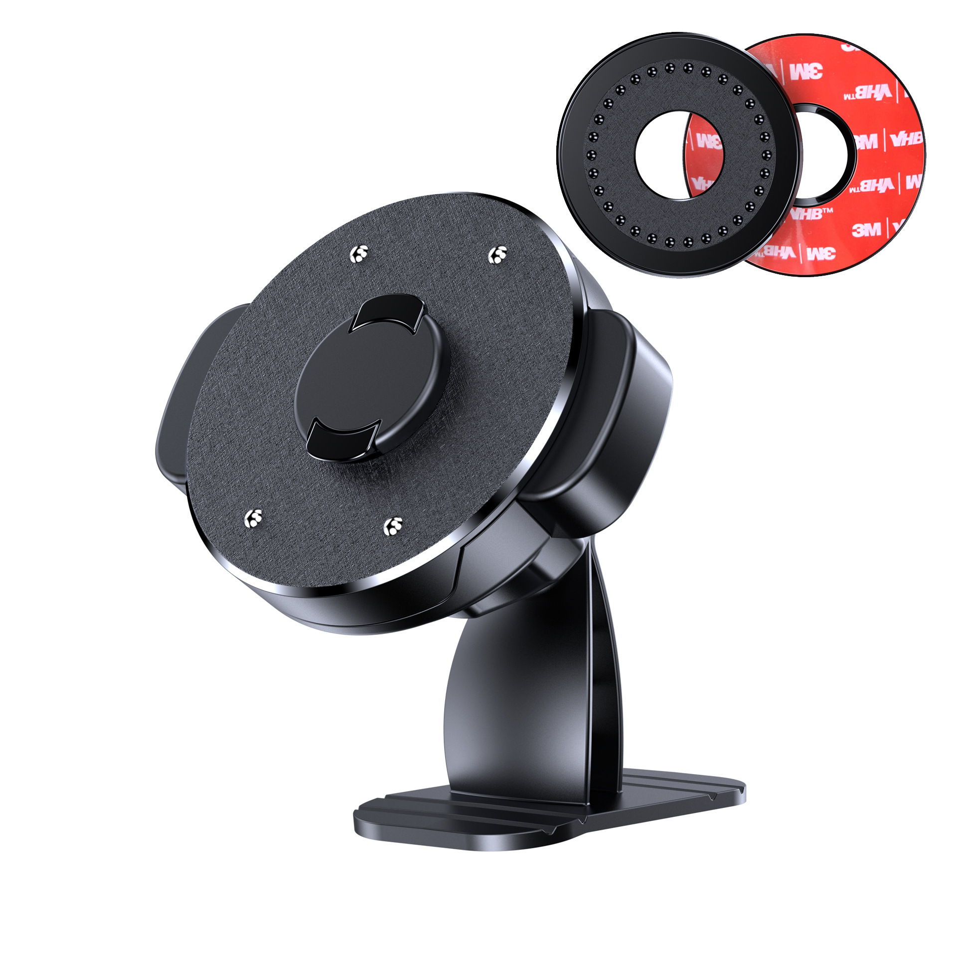 Black-speed lock car phone holder