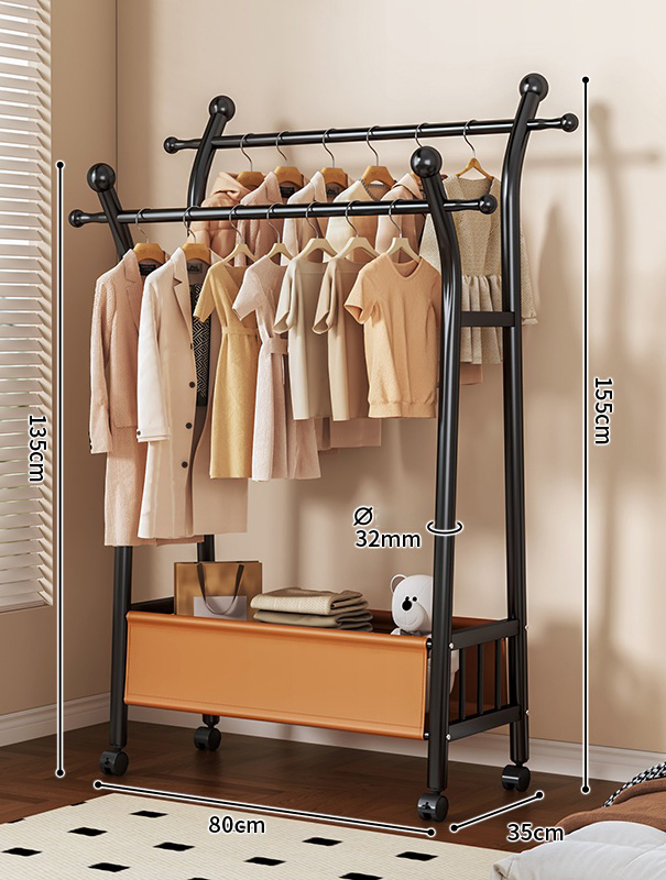 80cm black-orange
