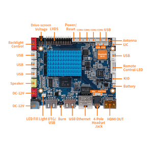 Android rk3288 AndroidボックスボードUSB/LVDS/ETHERNET/MIPI/WIFI/eDPコントローラーマザーボードLinux - Product Image 3