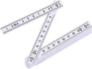 Plastik katlanır cetvel 1m/carpenzlar için metrik ölçüm araçları ile 3-Feet uzunluk, Linesman - Product Image 6