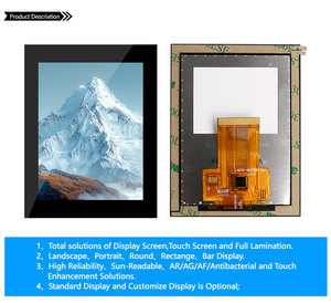 3,5-Zoll-MCU 8/16BIT/SPI-Schnitts telle 240 X320 IPS-TFT-LCD-Anzeige modul mit kapazitivem Touch - Product Image 4