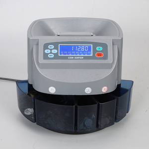 Máquina de sorteo de monedas con banco electrónico digital automático, clasificación de cambio eléctrico comercial europeo, contador de monedas - Product Image 1
