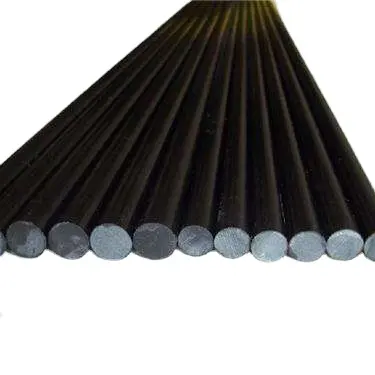 Tige solide en fibre de carbone de taille personnalisée 5mm 8mm 10mm tige de carbone vierge