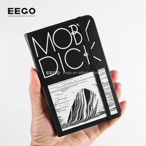 A6 cartaceo rilegato con copertina rigida su diario stampa personalizzata a colori Mini Notebook con fascia elastica - Product Image 3