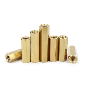 批发产品公制黄铜M2-M6六角外螺纹支座垫片六角柱支座螺钉 - Product Image 1
