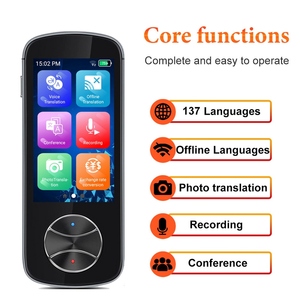 3.0in IPS Touch Screen Intelligent Translator 1500mAh Automatic Converter Electronic Interpreter <strong>Android</strong> Audio <strong>Video</strong> Accessory - Product Image 4