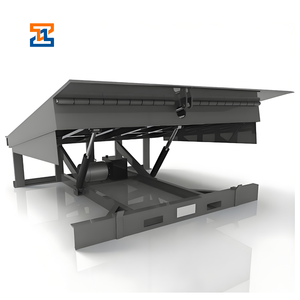 6T 8T 10T Nivelador de muelle estacionario fijo automático Contenedor Camión Rampas de muelle de carga Rampa de muelle hidráulica - Product Image 1