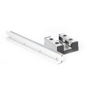 Deslizador de guía lineal de doble eje externo, carril deslizante óptico para maquinaria de carpintería, LGD6, LGD8, LGD12, LGD16