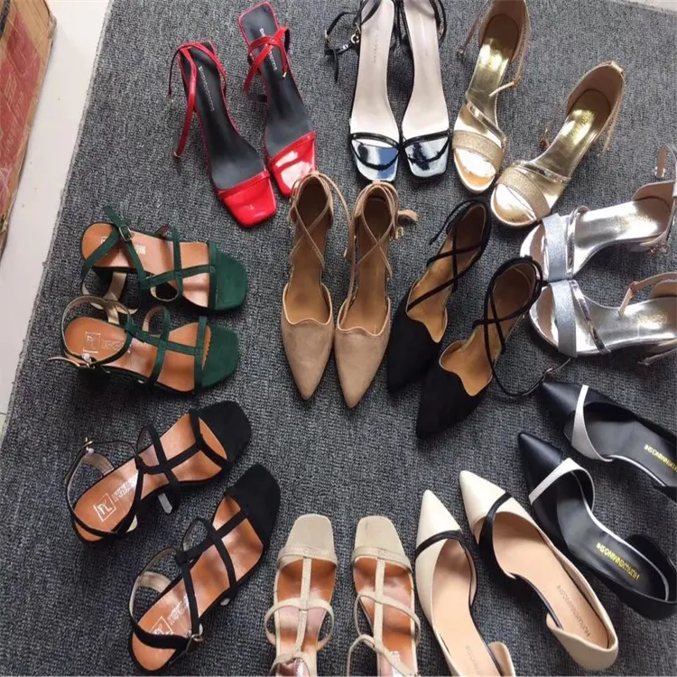 Best Price Clearance large quantities in stock with cheap price second-hand ladies shoes and sandals In Stock