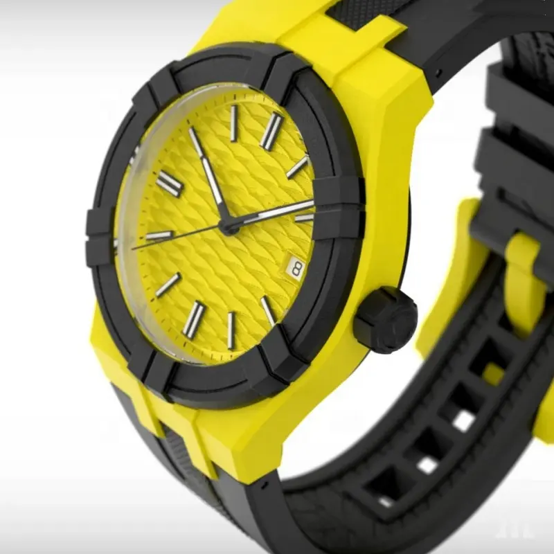 新しい高級ブランドRelogio Masculino Reloj Hombre Maurice Lacroixファッションラバー防水ストラップ多機能メンズクォーツ時計