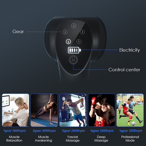 Pistol Fascia impuls listrik desain baru grosir pistol pijat kontrol temperatur <span class=keywords><strong>Chiropractic</strong></span> dalam Portabel - Product Image 5