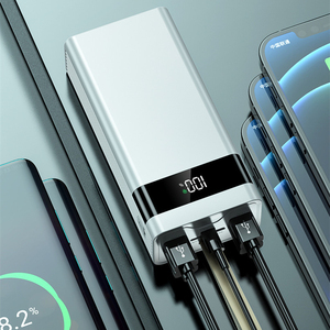 Real Fast Charging 22.5W PD QC3.0 Large Capacity 5 <strong>Output</strong> 3 <strong>Input</strong> LED Portable Charger Powerbank 40000 Mah Power Bank - Product Image 5